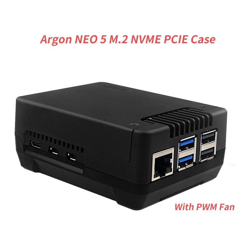 Pi 5 Case - Argon NEO 5 M.2 NVME PCIE-Gehäuse