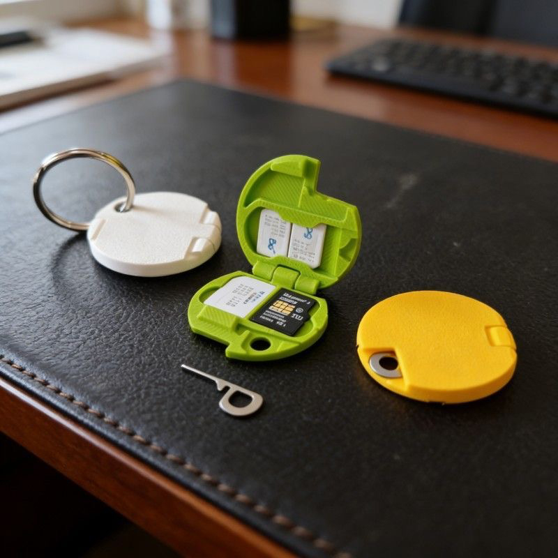 Micro Sd Card - 3D-gedruckter SIM- und TF-Kartenhalter, tragbare Speicherkarten-Aufbewahrungsbox