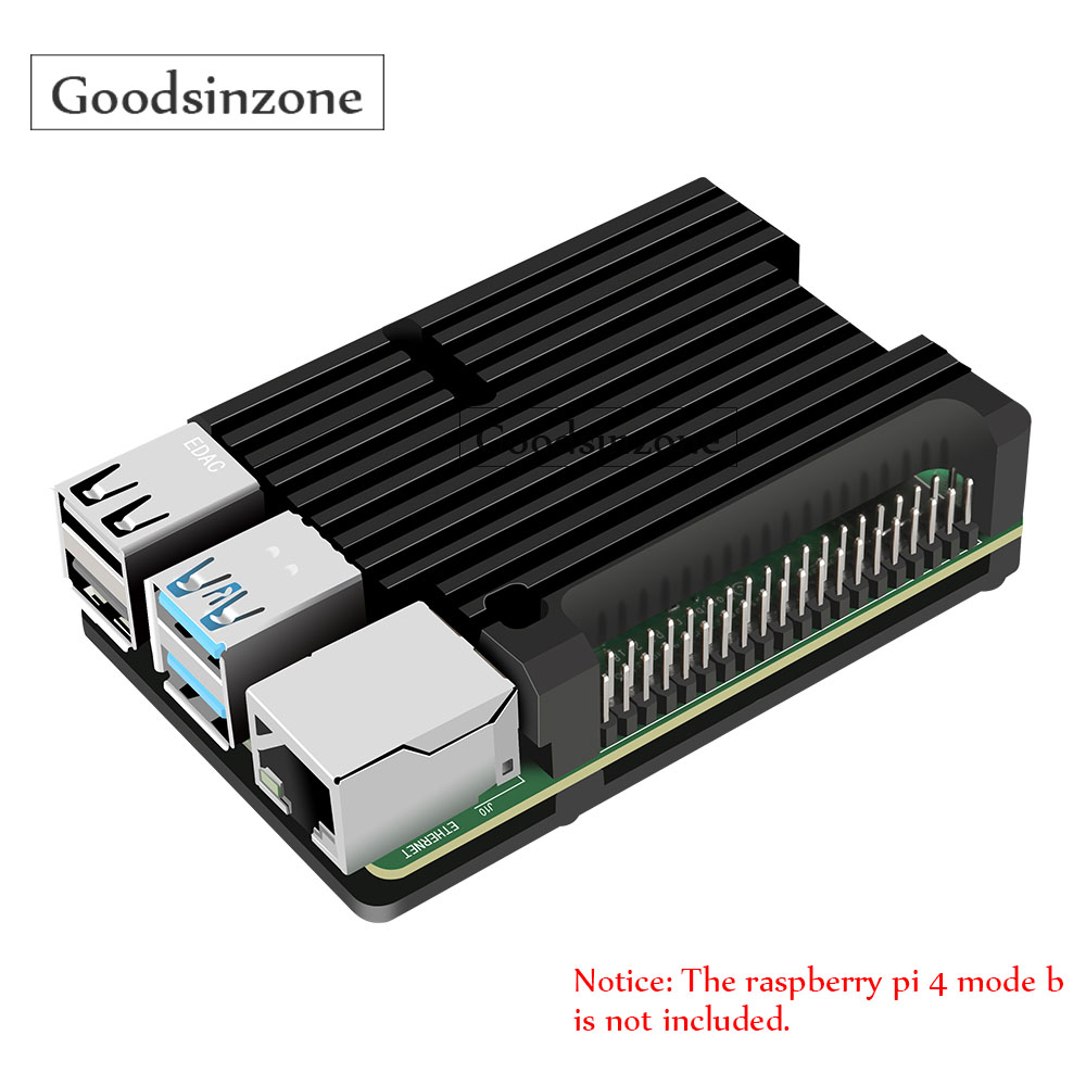 Pi 4 Case - Rüstungsgehäuse aus Aluminium für Raspberry Pi