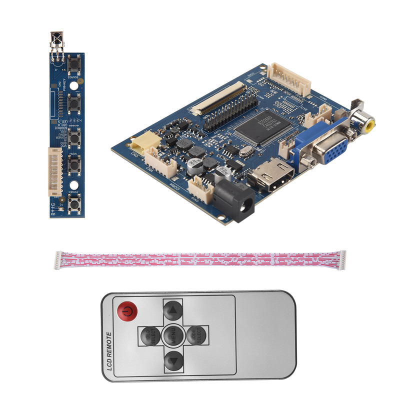 Pi Display - AA08-7 Zoll 1024 x 600 LCD-Display-Treiberplatine