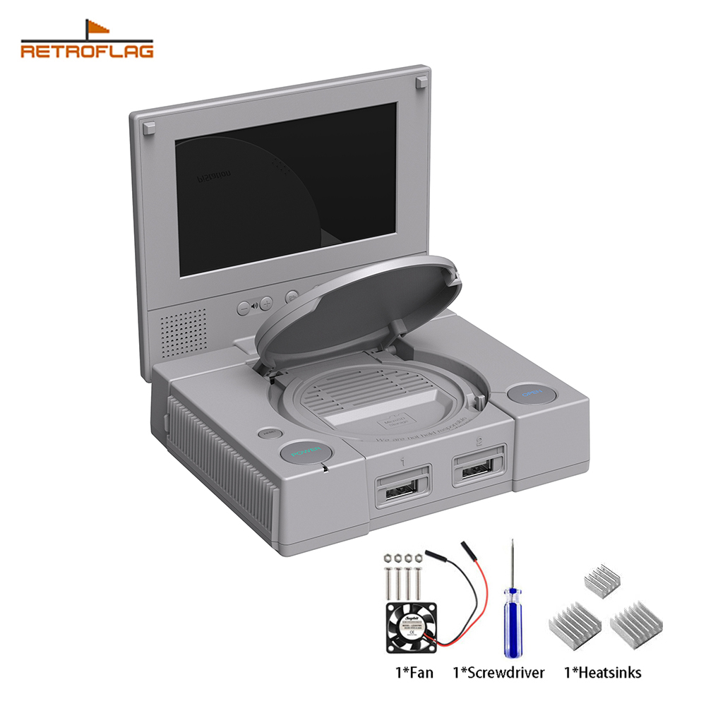 Pi 4 Case - Retroflag PiStation Gehäuse mit LCD für