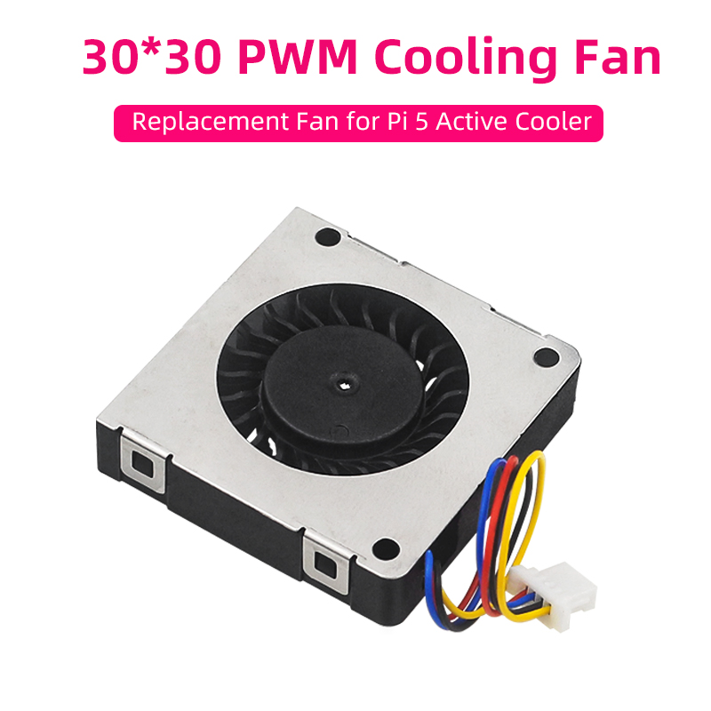 Pi Cooler - Himbeer-Pi 5-PWM-Lüfter 30x30x7 Luftgebläse-Ersatz lüfter modul