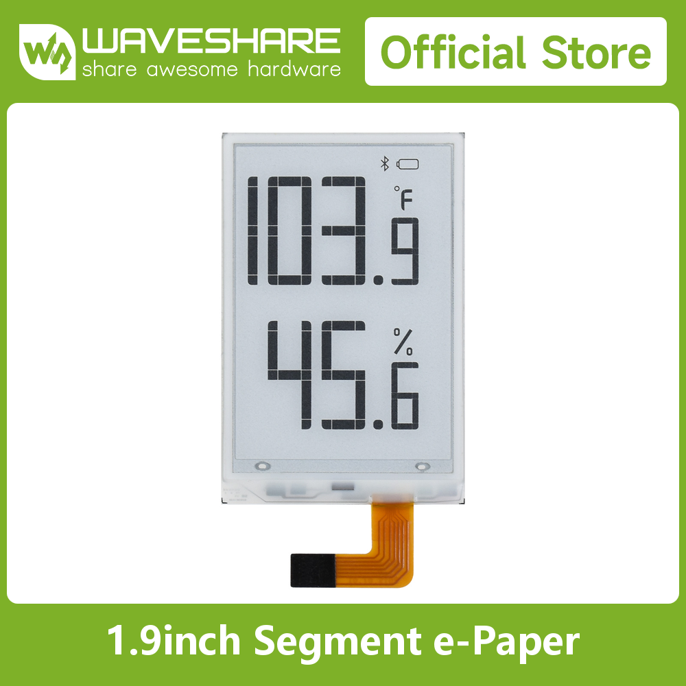 Waveshare 1,9-Zoll Segment E-P – Pi Display Bewertung und Preis
