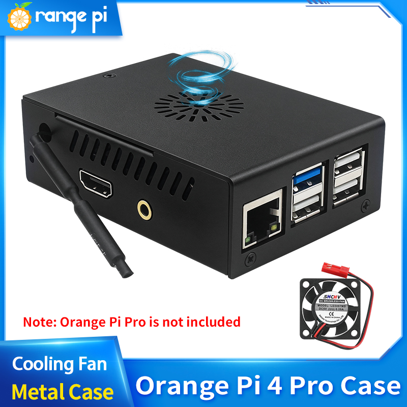 Orange Pi 4 Pro Metallgehäuse  – Pi 4 Case Bewertung und Preis