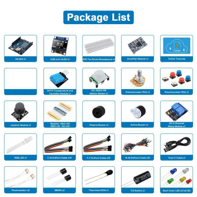 UNO R4 WiFi-kompatibles Entwic – Arduino Kit Bewertung und Preis