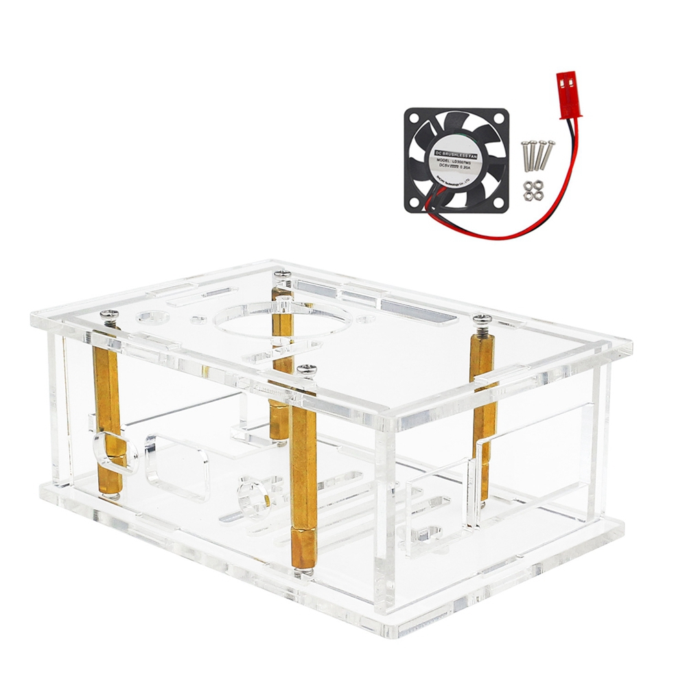 ABFN-Acrylgehäuse mit Kühlvent – Pi 4 Case Bewertung und Preis