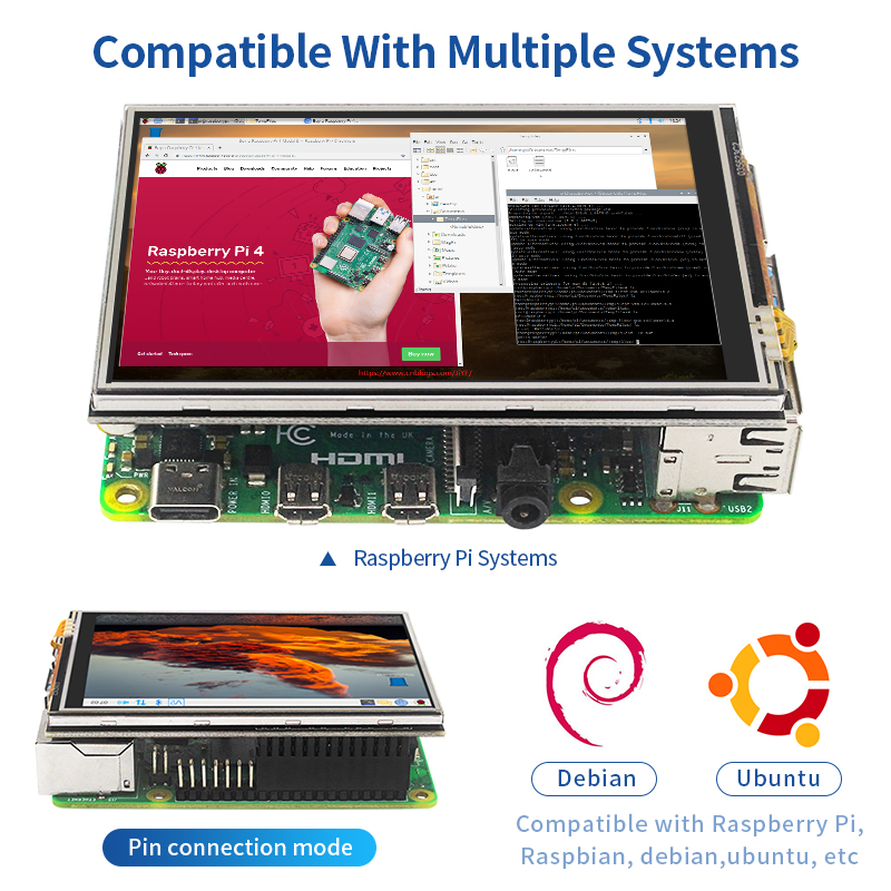 3,5 Zoll Raspberry Pi 4 Touchs – Pi 4 Case Bewertung und Preis