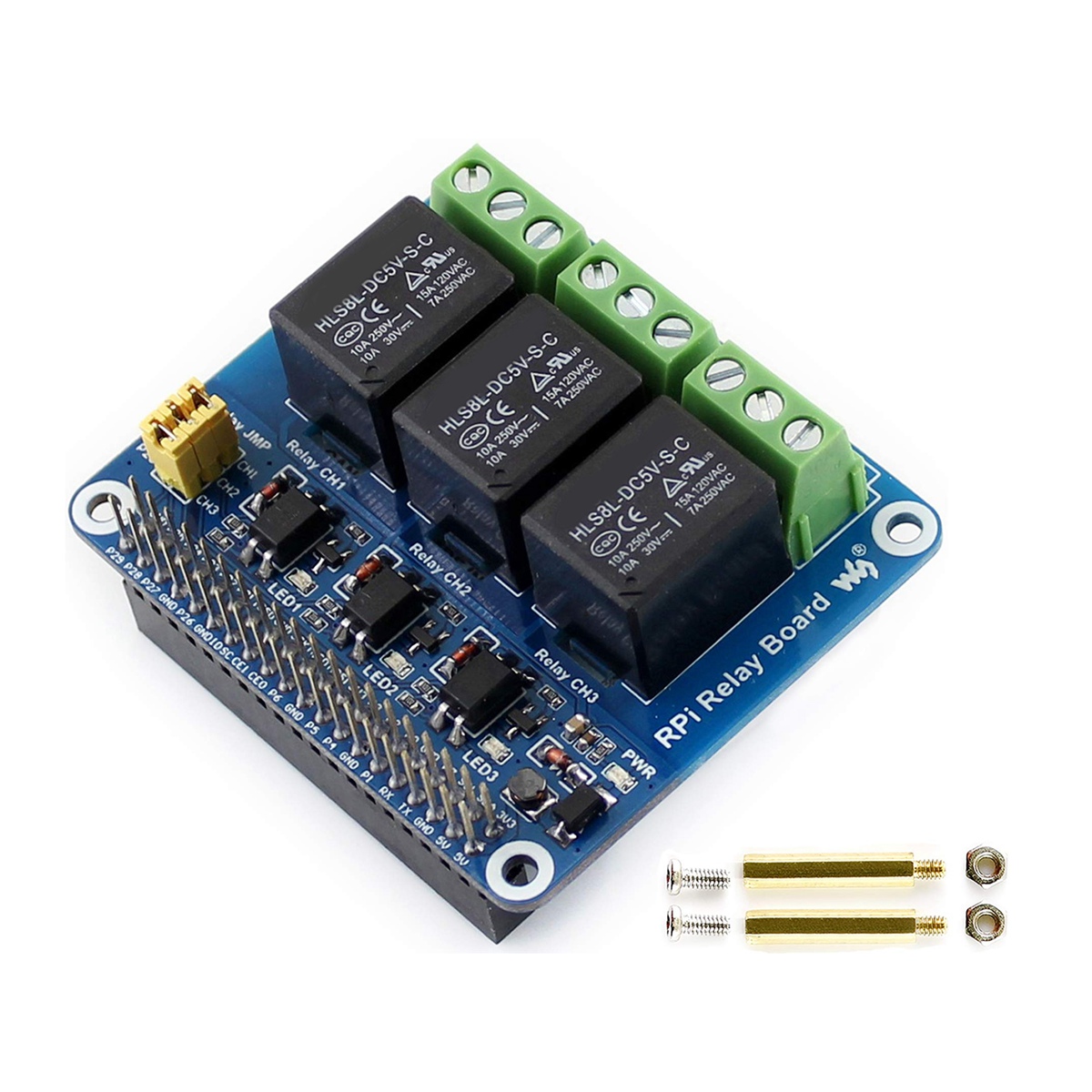 Waveshare 5V 3-Kanal-Relaismod – Raspberry Pi Kit Bewertung und Preis