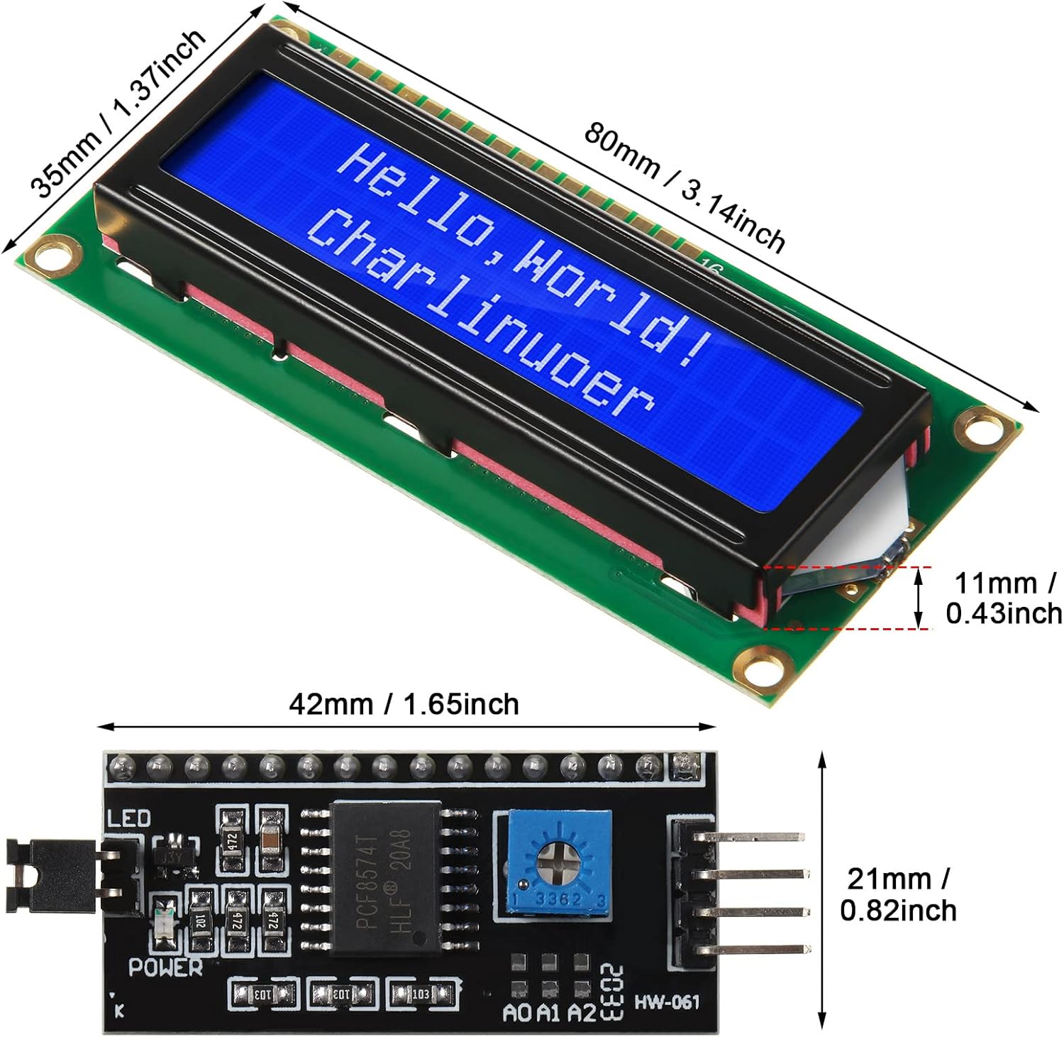1 Set 1602 LCD 20*4 Blauer Bil – Raspberry Pi 4 Bewertung und Preis