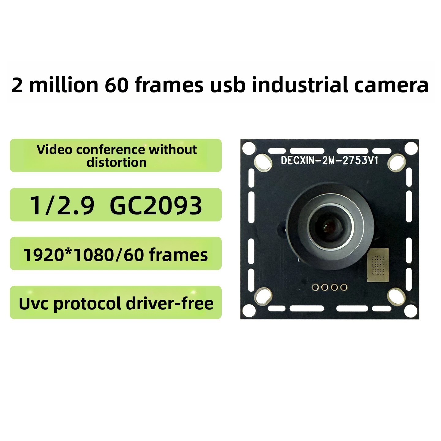 GC2093 Modul 2MP USB-Kamera 60 – Pi Camera Module Bewertung und Preis